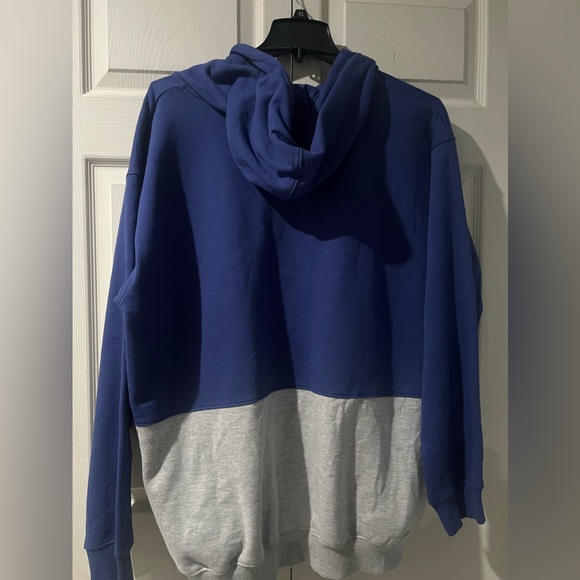 NFL Los Angeles Rams Fanatics Color Block Half-Zip Hoodie - Picture 2 of 5